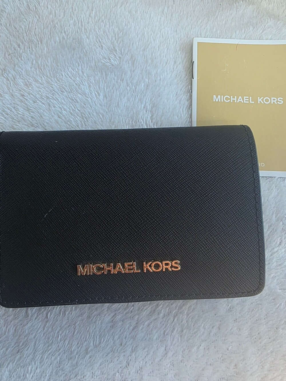 Michael Kors Black Saffiano Leather Wallet - Picture 2 of 6